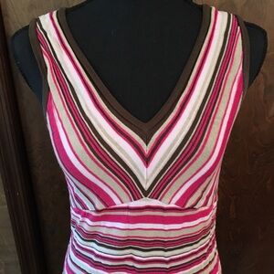 Mossimo Vintage Bright and Cheerful Stretch Knit Top